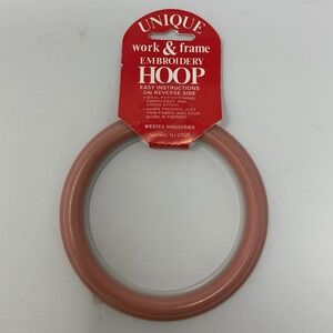 Westex Industries Unique Work & Frame‎ Embroidery Hoop Sewing Cross Stitch 4"